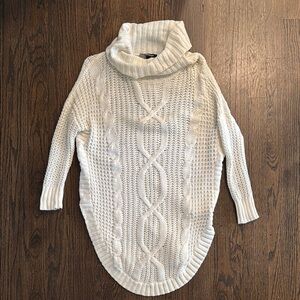 Cozy White Turtleneck Sweater